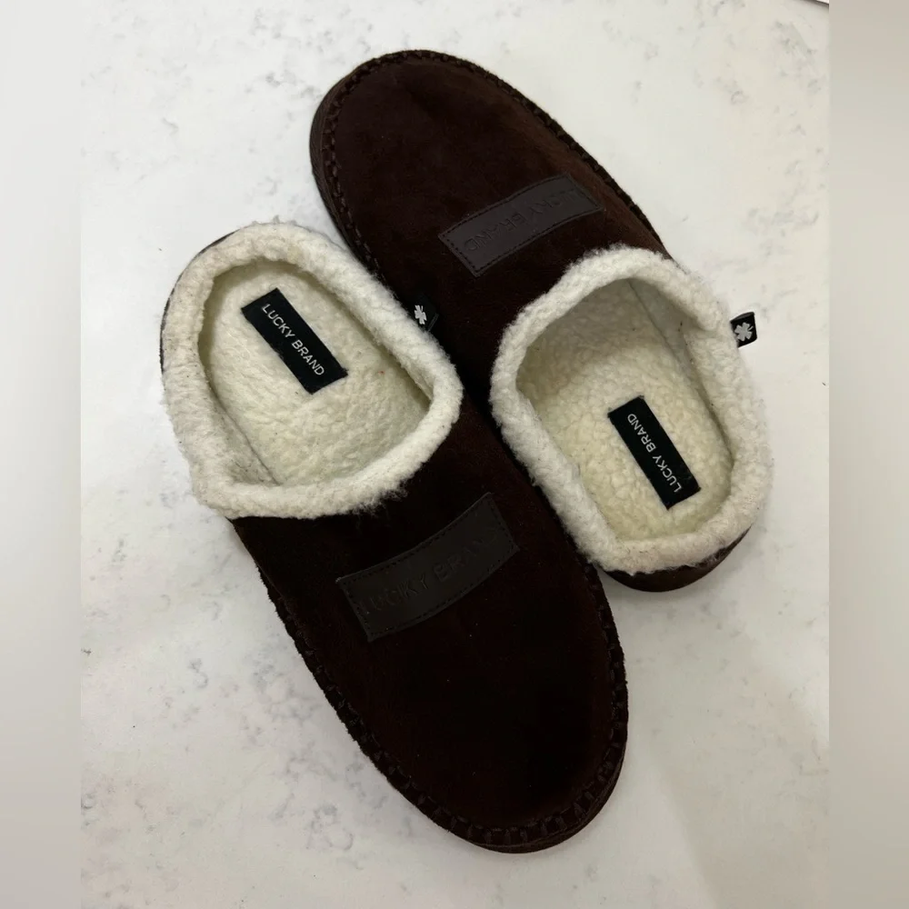 Lucky Brand Men's Dark Brown Slip-Ons